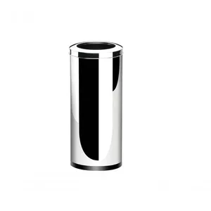 Lixeira Inox Com Aro 47 Litros Decorline Lixeiras ø 30x70 Cm