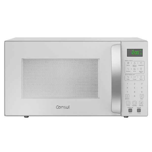 Microondas 32 Litros com Menu Fácil 900W CMS46AB Consul Branco / 220V