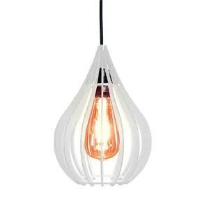 Luminária Teto Lustre pendente balcão cozinha sala chile Branco