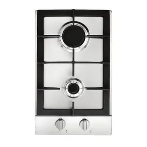 COOKTOP DOMINÓ CUISINART PRIME COOKING 2 QUEIMADORES INOX 30CM (PFA320SX-E) 4092740113