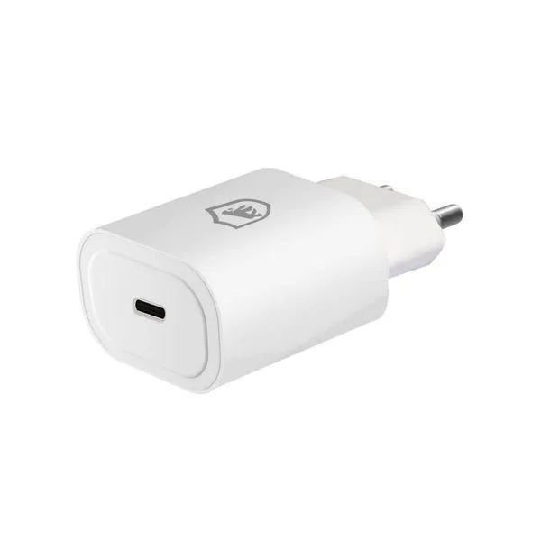 Carregador Turbo Tipo C - Qc 3.0 - Até 25w - Branco - Gshield