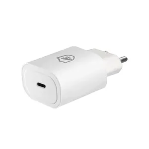 Carregador Turbo Tipo C - Qc 3.0 - Até 25w - Branco - Gshield