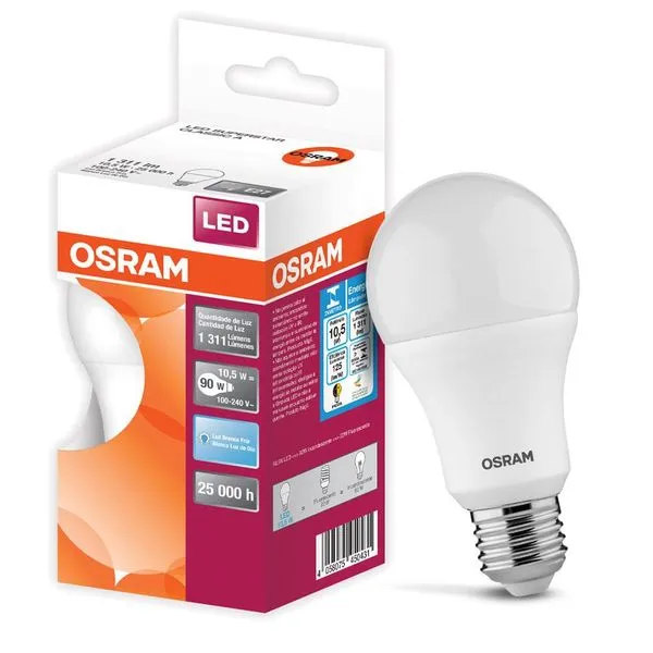 Lâmpada Led 10,5W Osram CLA90 Branca Bivolt
