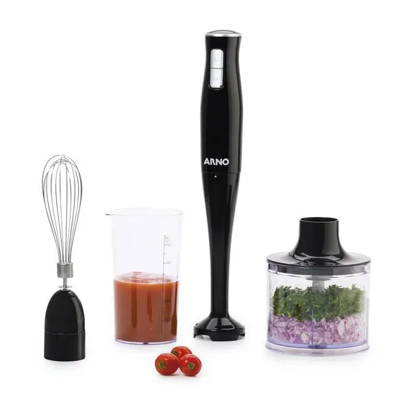 Mixer Arno Turbomix Pro 400W 3 em 1 com processador, batedor e copo MX31 127V