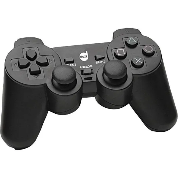 Joystick USB Dual para PC Dazz Preto