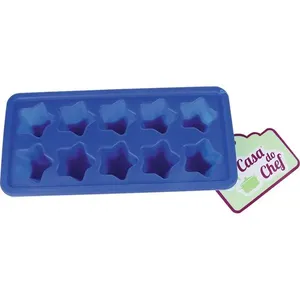 Forma de Gelo Silicone Estrela Cazza Azul