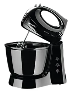 Batedeira de Mesa Mondial Pratica B44B 400W 3 Velocidades Preta 220V