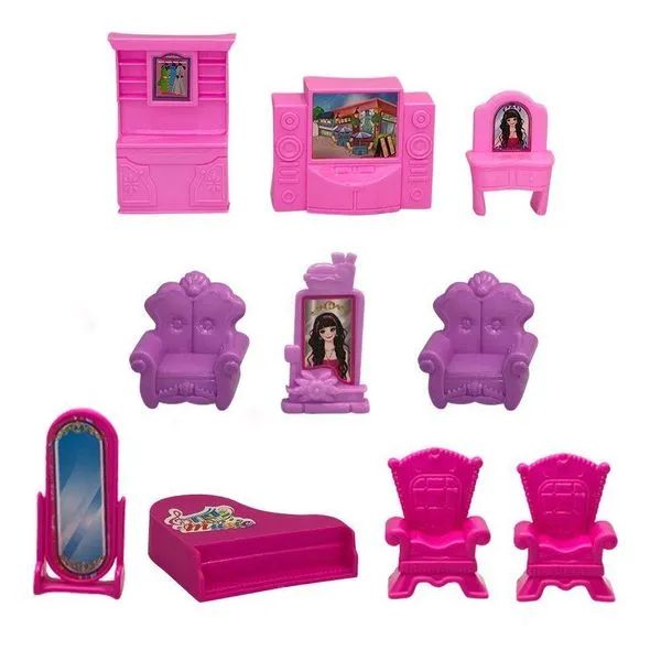 Kit De Acessórios Para Casa Da Nina Com 12 Unidades