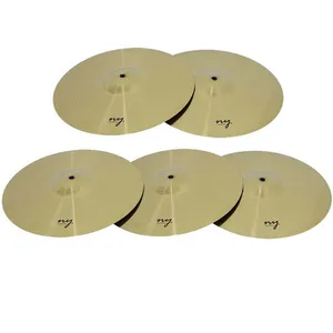 Kit 5 Pratos de Ataque para Bateria 18" Liga de Aço New York