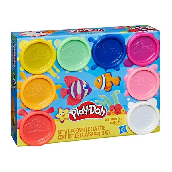 Conjunto Play-Doh 8 Potes Massa Hasbro Conjunto Play-Doh 8 Potes Massa Hasbro