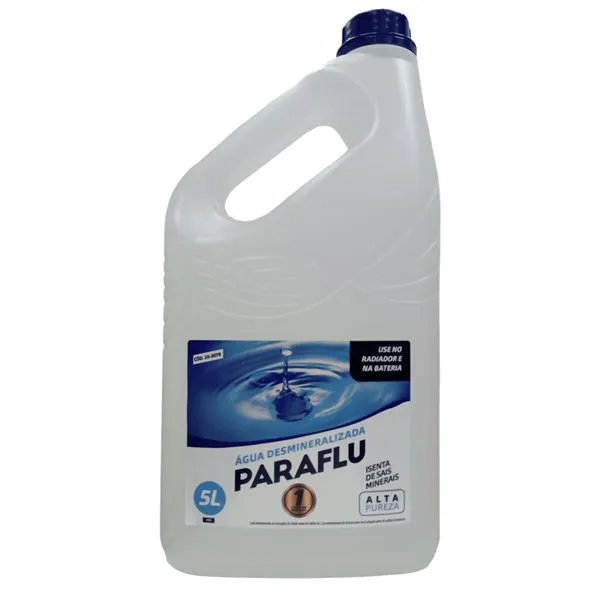 Água Desmineralizada Paraflu Alta Pureza - 5l