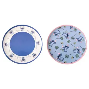 Prato Raso Fibra Bambu Stitch Disney Sortido