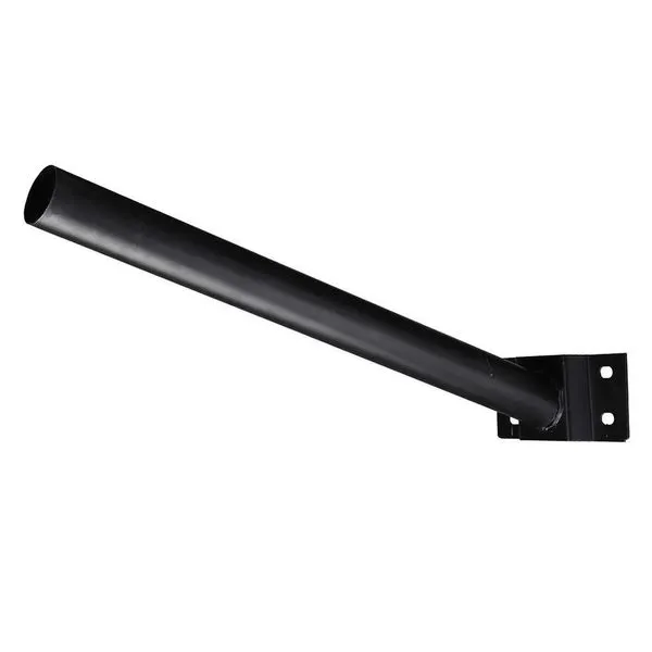Suporte Luminaria Solar Barra Poste Aço Pintura Eletrostatica Rua Quintal Jardim Segurança Iluminaça