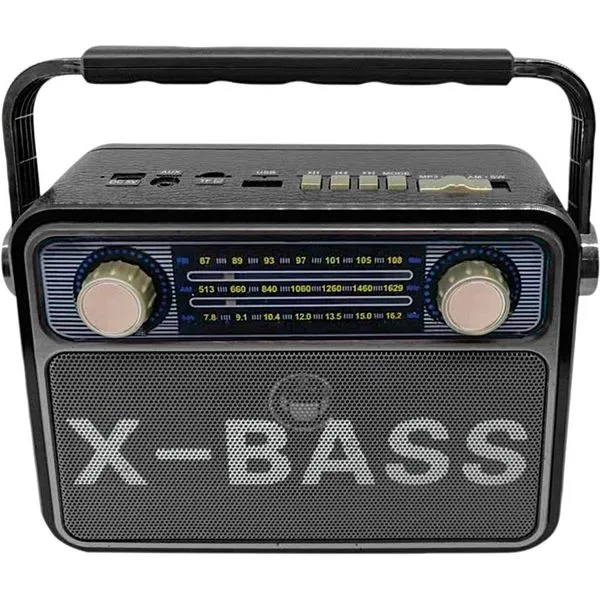 Rádio Portátil FM AM Alfacell AL1200 Preto