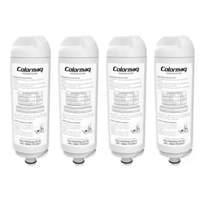 Kit 4 Refil Filtro Purificador Colormaq Acqua Eletronico Original