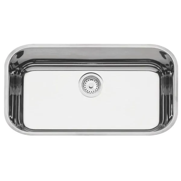 Cuba n.2 Tramontina Lavínia Perfecta em Aço Inox Polido 56 x 34 x 14 cm com Válvula 94054407
