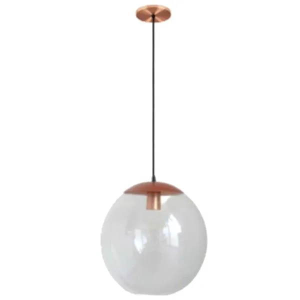 Pendente Catar Bola Transparente 20 Cm - Pd2186-1co_fo - Kin