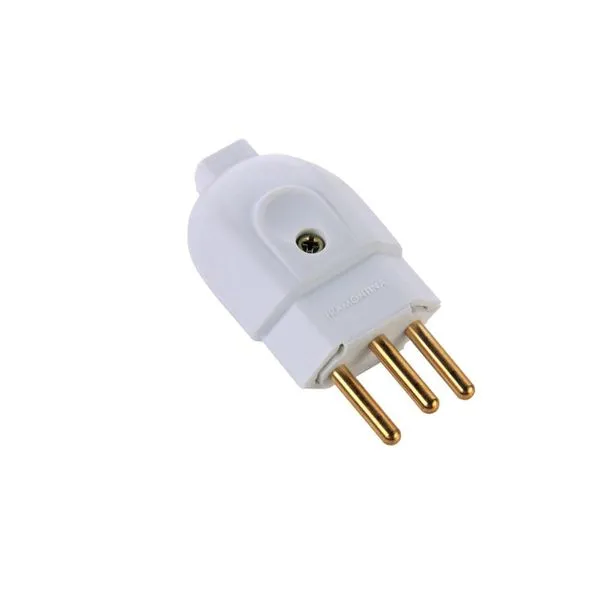 Kit 12 Plugue Macho 2P+T 20 A 250 V Tramontina Branco