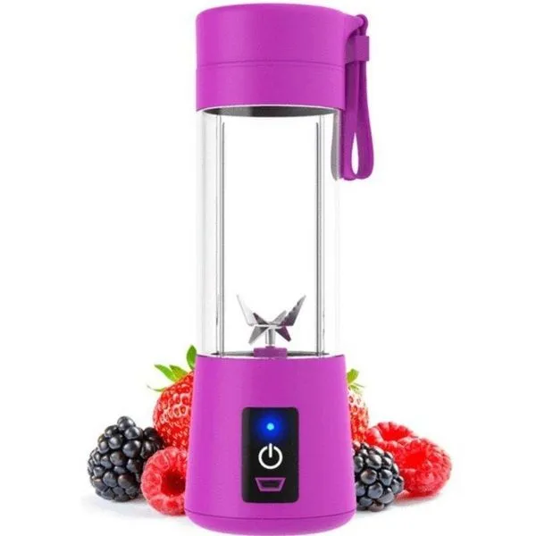 Mini Liquidificador Portátil Blendjet 6 Lâminas Usb - Roxo