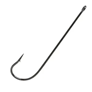 Anzol Pinnacle Carlisle Preto Black - Haste Longa C/20un Tamanho N02