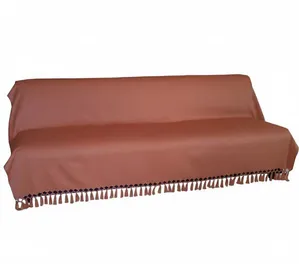 Manta Xale Sofa Gigante Jacquard Mesclado Terracota 2,80x1,80 reversível 2 em 1
