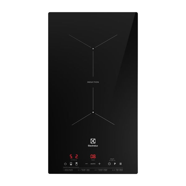 Cooktop 2 Bocas de Indução Electrolux Efficient 2 em 1 com Powerboost (IE3LP) 220V