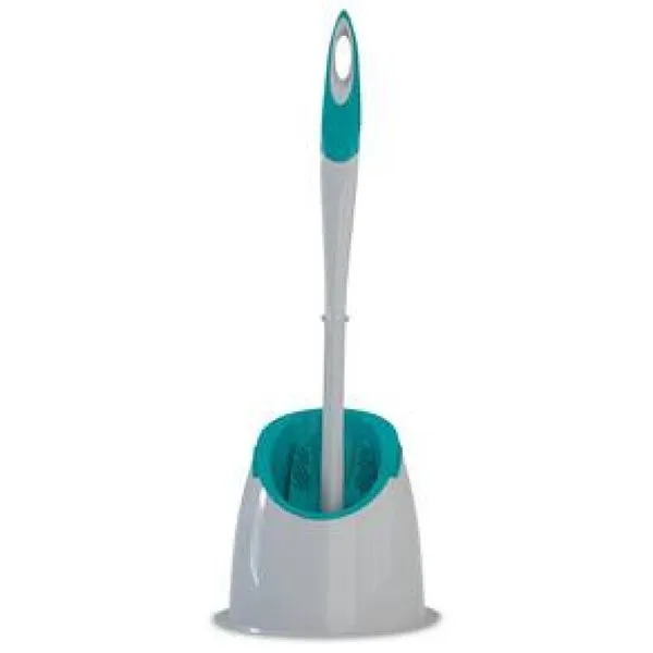 Escova Sanitária Emborrachada com Suporte FlashLimp - 1 Peça