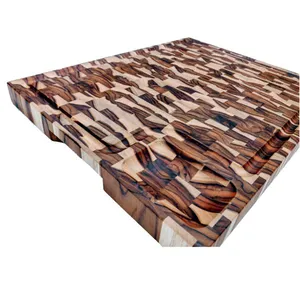 Tábua de corte tradicional churrasco Madeira teca end grain