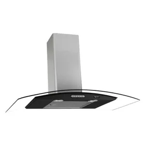 Coifa Vidro Curvo Parede Black-inox Terim 220V
