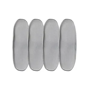 Conjunto de Travessas Ovais Rasas Grandes Porto Brasil Orgânico Dust 36x13cm – 4 Peças