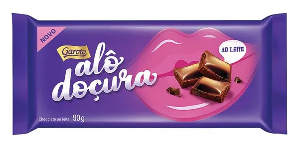 Tablete Chocolate Garoto 80g Alô Doçura