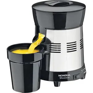 Extrator de Suco Profissional Mondial Premium Turbo E-10 Preto/Prata Bivolt