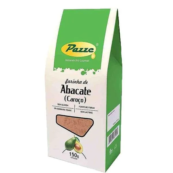 Kit 3 Farinha De Caroço De Abacate Pazze 150g
