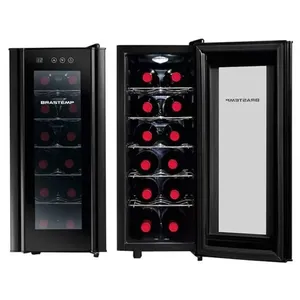 Adega Brastemp All Black para 12 Garrafas - BZC12BE Preto / 110V