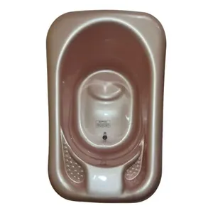 Banheira Bebê 32 Lts Valvula Água Perolado Plastibrasil Cor Rosa Lisa