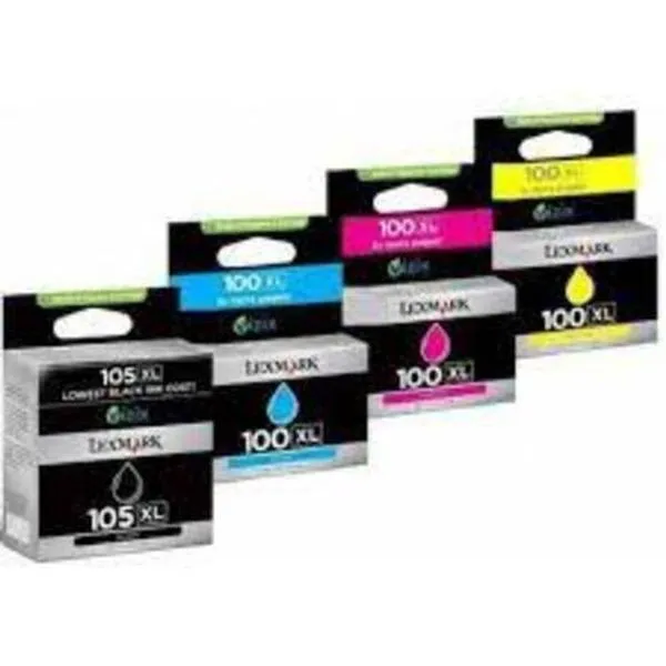 Cartucho Lexmark 105 100xl Kit 4 Cores