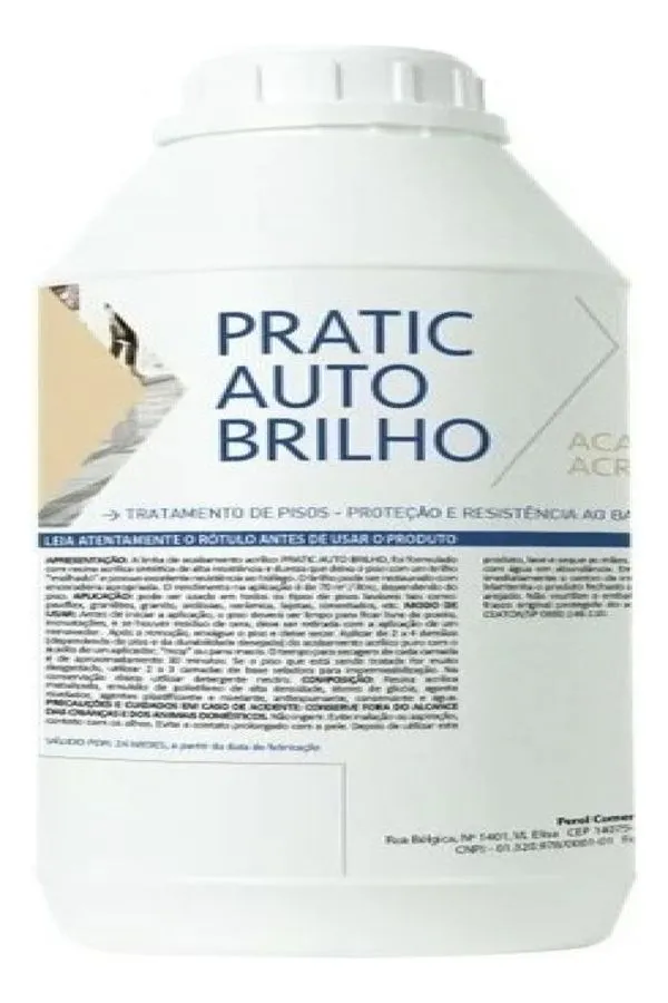 Cera Acrílica Perol Pratic Auto Brilho 01 Lt