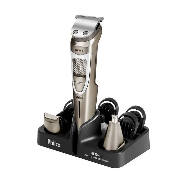 Aparador De Pelos Philco Multigroom 8 Em 1 5W PAP16 Bivolt