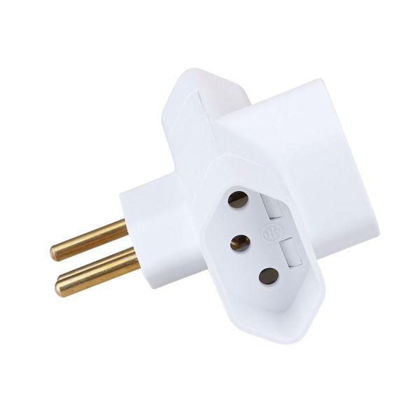 Adaptador 2P+T Ilumi 12270 Branco