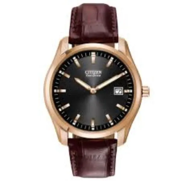 Relógio Citizen Masculino Ref: Au1043-00e Solar Rosé Eco-Drive