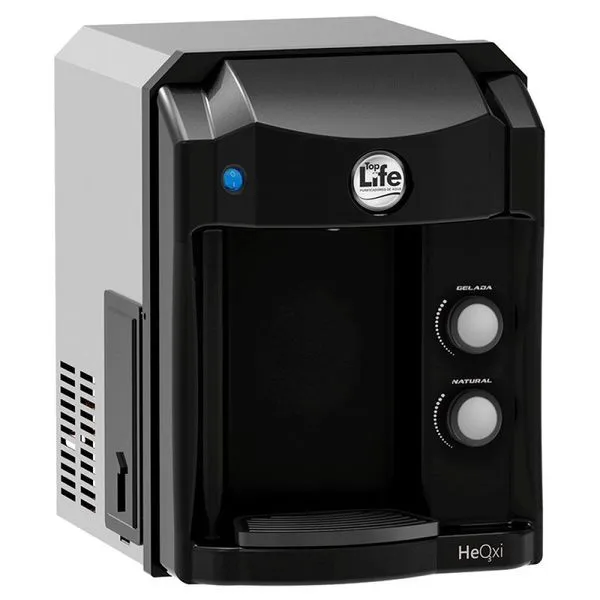 Purificador De Água Alcalina Ionizada Com Ozônio Gelada Preto 127V - Top Life