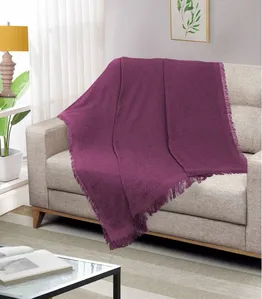 Manta Para Sofá Tapetes Junior Roxo UN / Vermelho