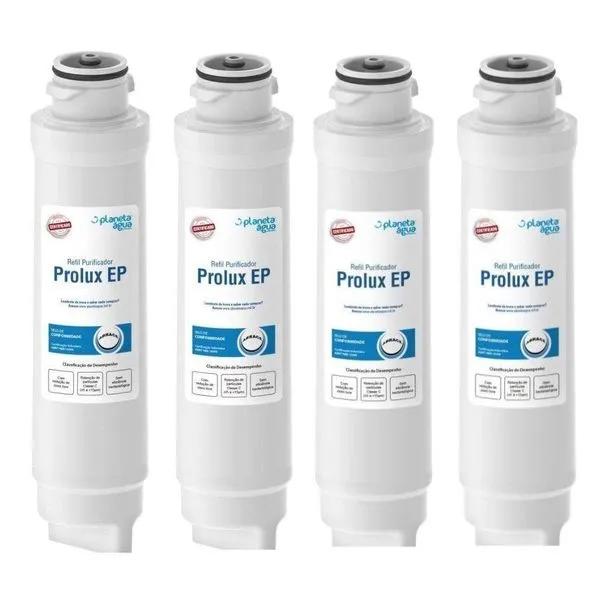 Kit Refil Filtro Purificador de Água Prolux para Electrolux