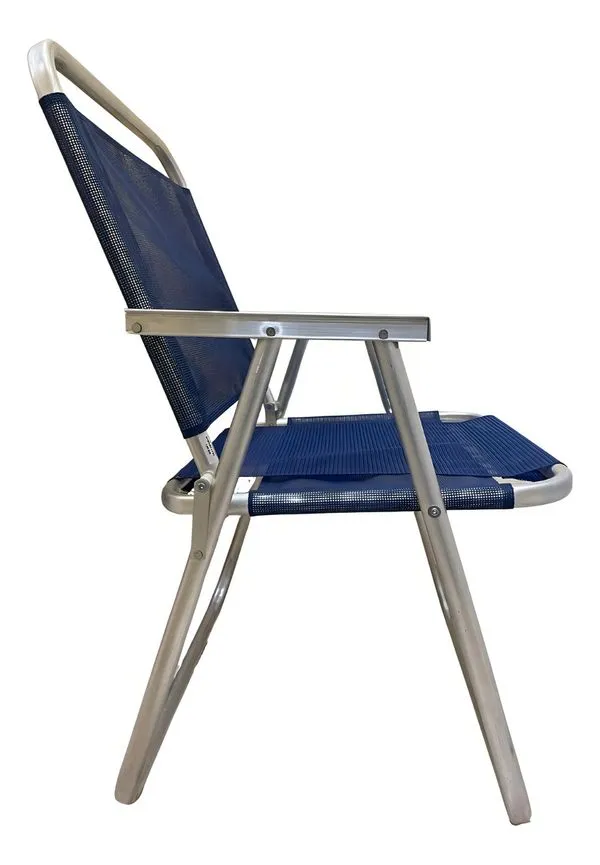 Cadeira De Praia Conforto Oversize 140kg Sanete Ronchetti