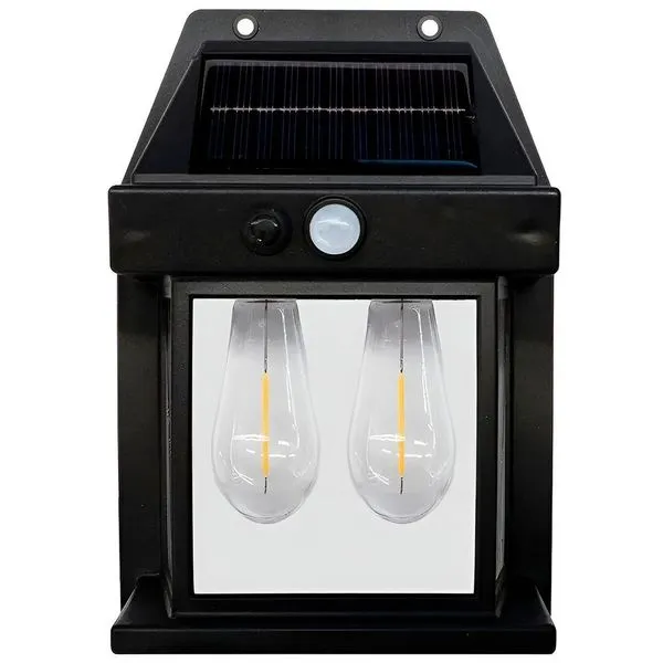 Luminária Solar Led Com Sensor De Presença Ip65 Estilo Arandela Iluminação Decoração Led Solar