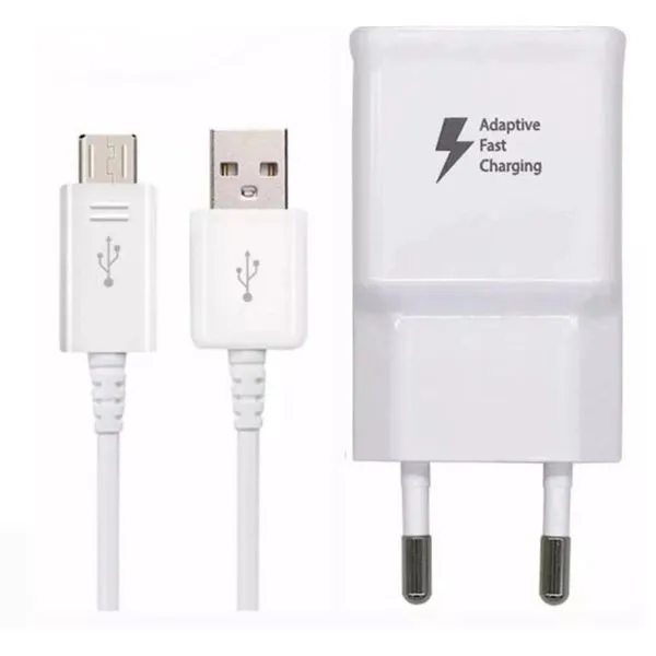 Kit Carregador USB para Samsung Galaxy Gran Prime Duos V8 Branca