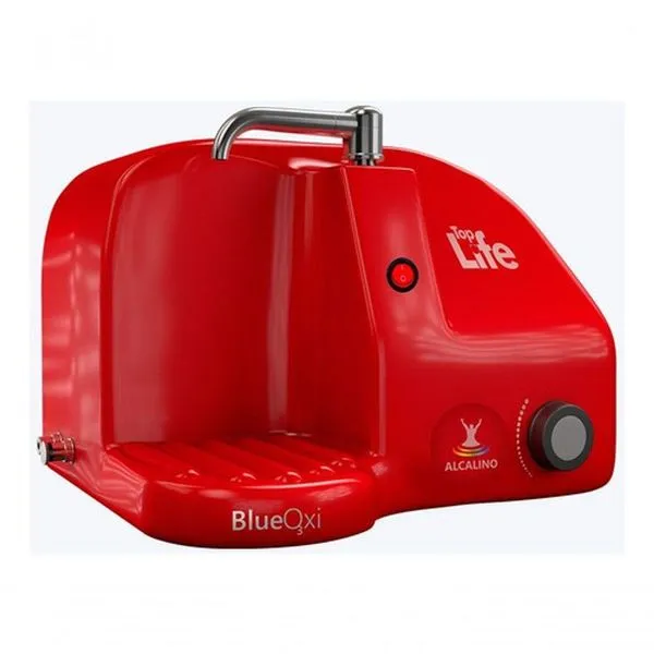 Filtro De Água Alcalina E Ozonizada Blue Heoxi Top Life Vermelho 110V