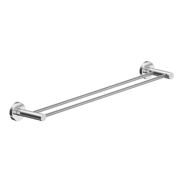 Porta Toalha Toalheiro Duplo Para Banheiro Escovado Atenas 75cm