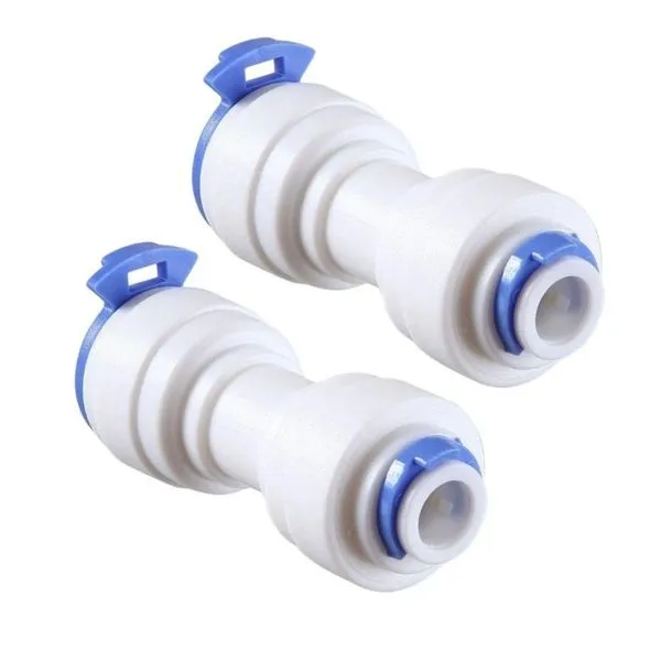 2 Emendas União Engate Rápido 1/4 X 1/4 Conector Reto