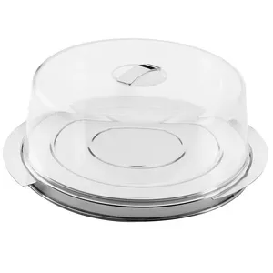 Prato p/ Bolo Forma Terrazas c/ Cúpula 27,5 cm